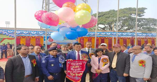 বগুড়ায় মাধ্যমিক স্কুল পর্যায়ের ৫১ তম শীতকালিন ক্রীড়া প্রতিযোগিতা শুরু