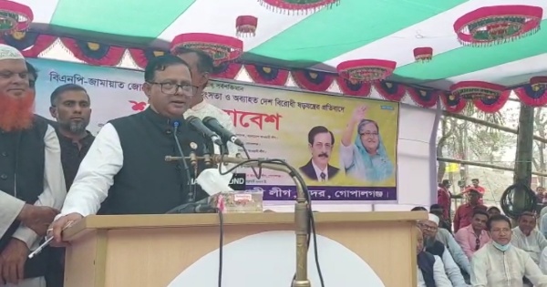 শেখ হাসিনা নির্দেশ দিলে, বিএনপি রাস্তায় নামতে পারবে না: সৈয়দ শামীম