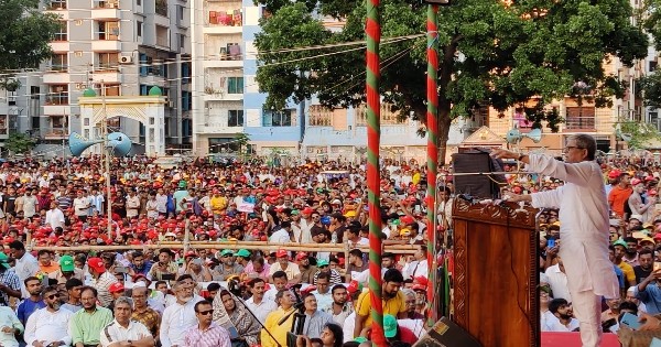 দফা এক, দাবি এক শেখ হাসিনার পদত্যাগ, বগুড়ায় মির্জা ফখরুল