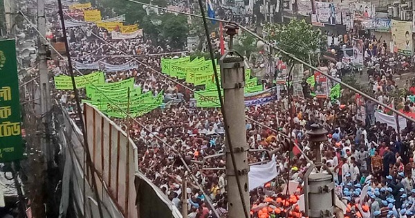 বিএনপির প্রতিষ্ঠাবার্ষিকীর র‍্যালিতে বার বার ধ্বনিত হলো- 'শেখ হাসিনা...'